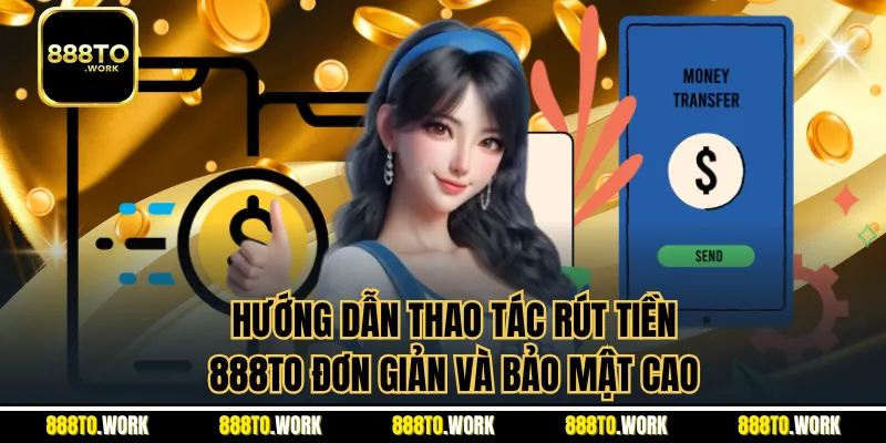 Hướng dẫn thao tác rút tiền 888TO đơn giản và bảo mật cao
